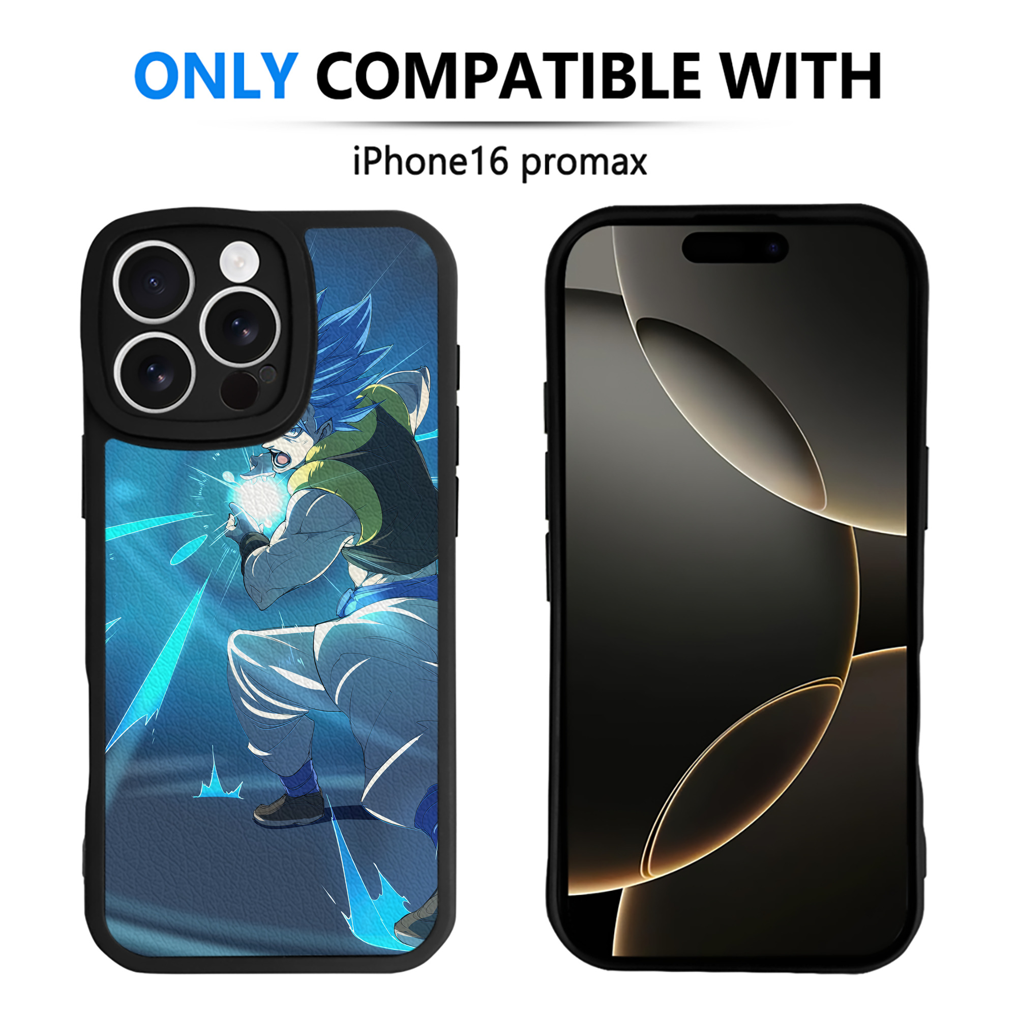 （画像用） ドラゴンボール DRAGON BALL 【iPhone 16シリーズ対応】シリコンスマホケース（レザー調） 材質：シリコン